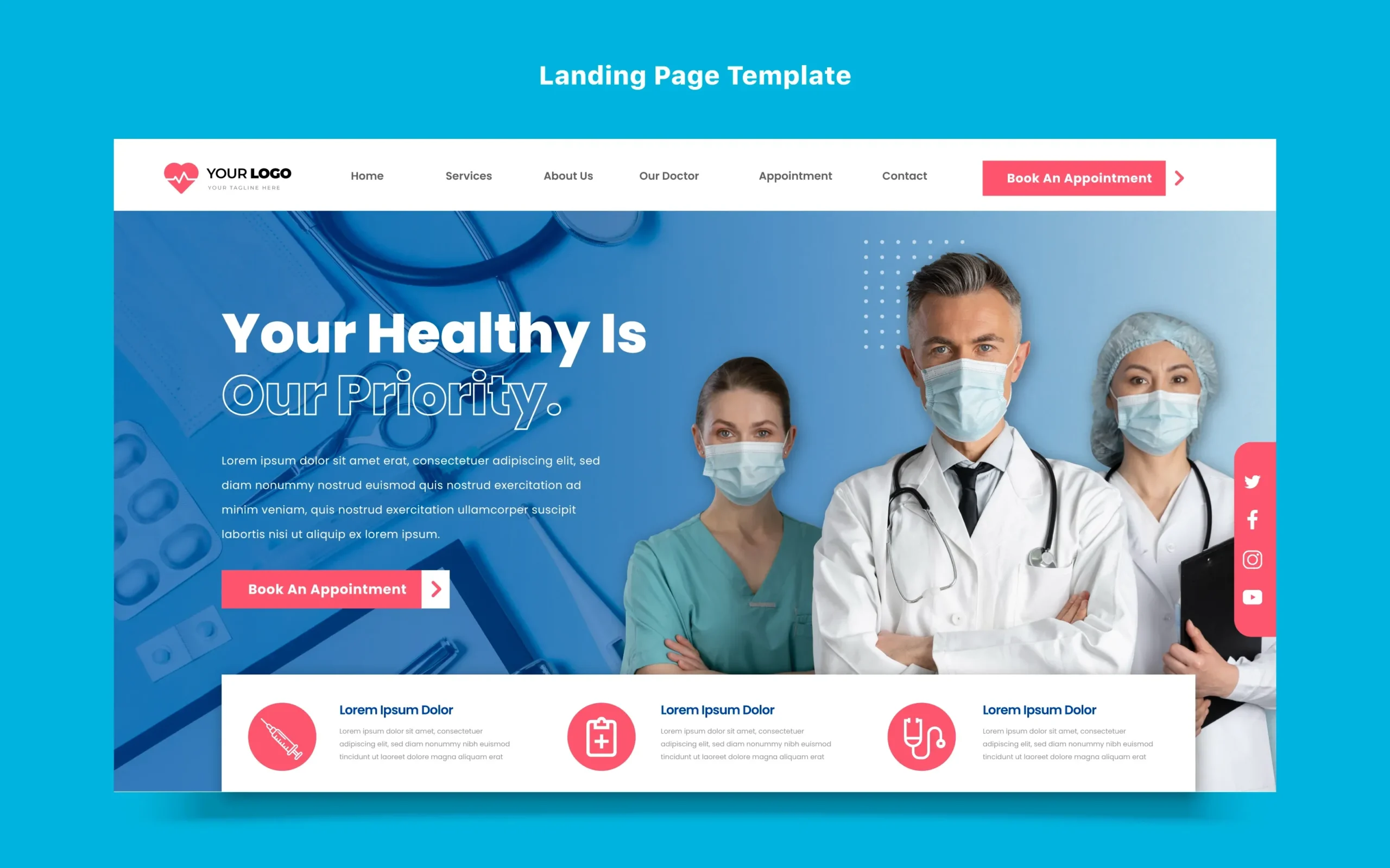 medical website design services for clinic and hospital website