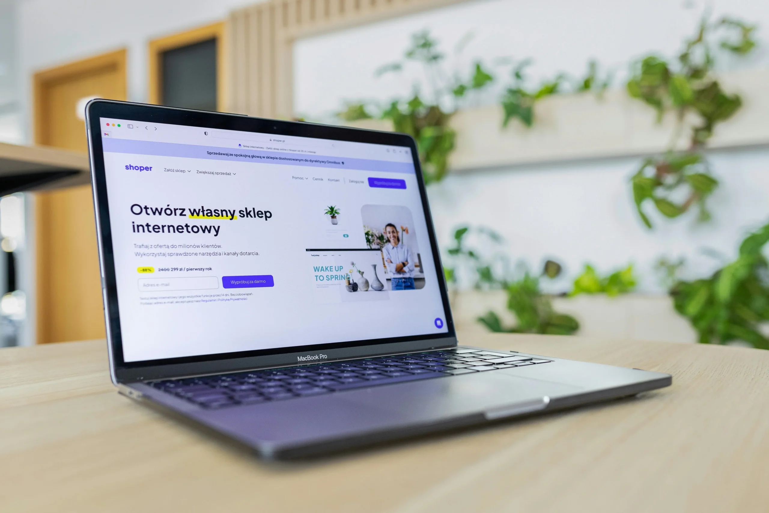 Professional website design by Web Dream Agency shown on laptop for small business website